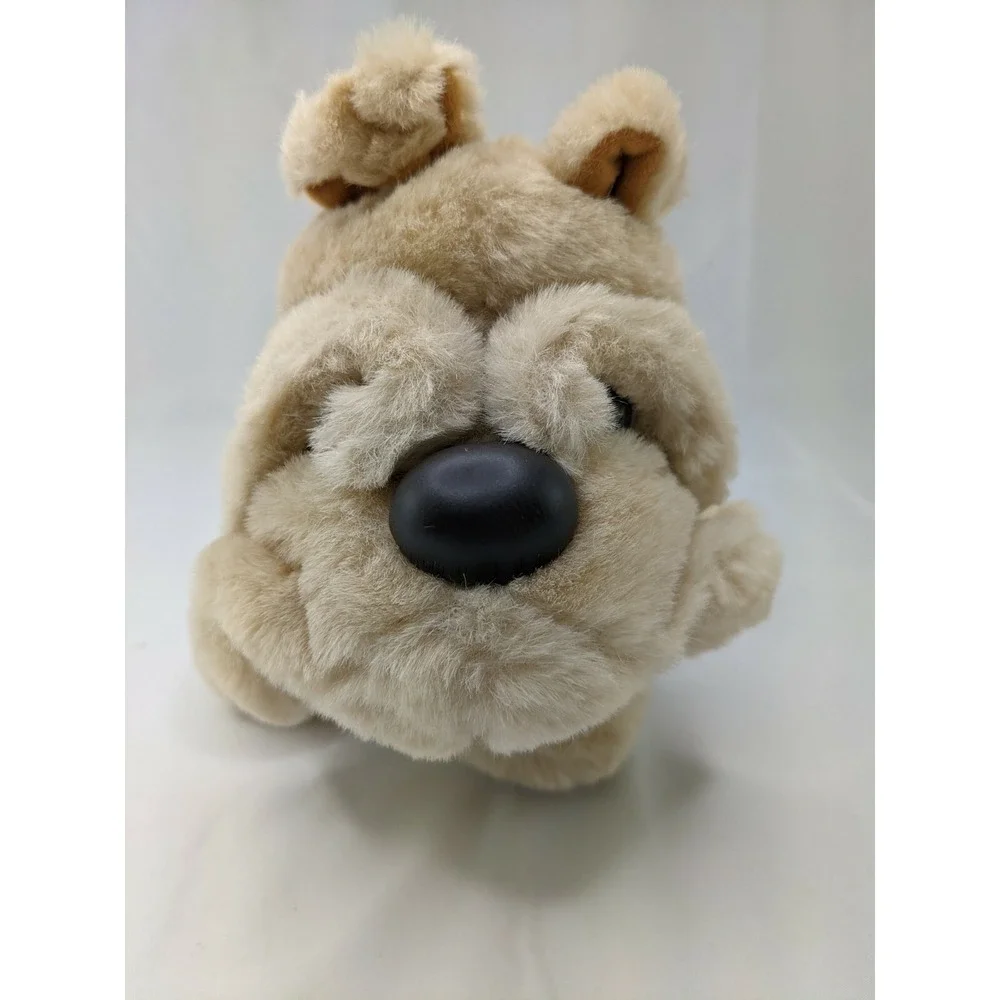 Sunny‎ Toys Crinkles Dog Plush Puppy 8 Inch Wrinkles Shar Pei Stuffed Animal Toy